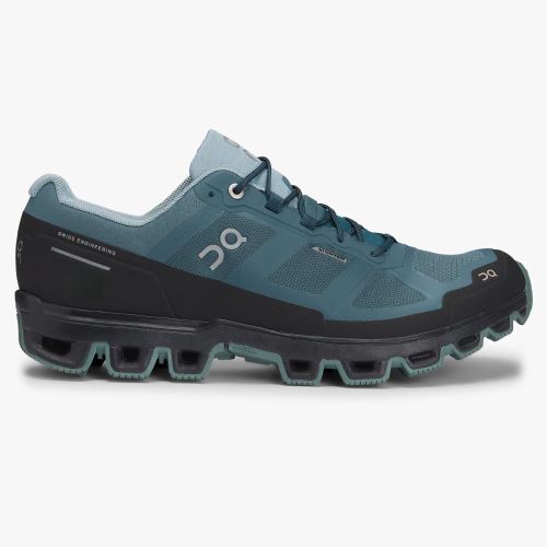 Scarpe Trail Running ON Cloudventure Waterproof Uomo Verde Acqua IT 00708